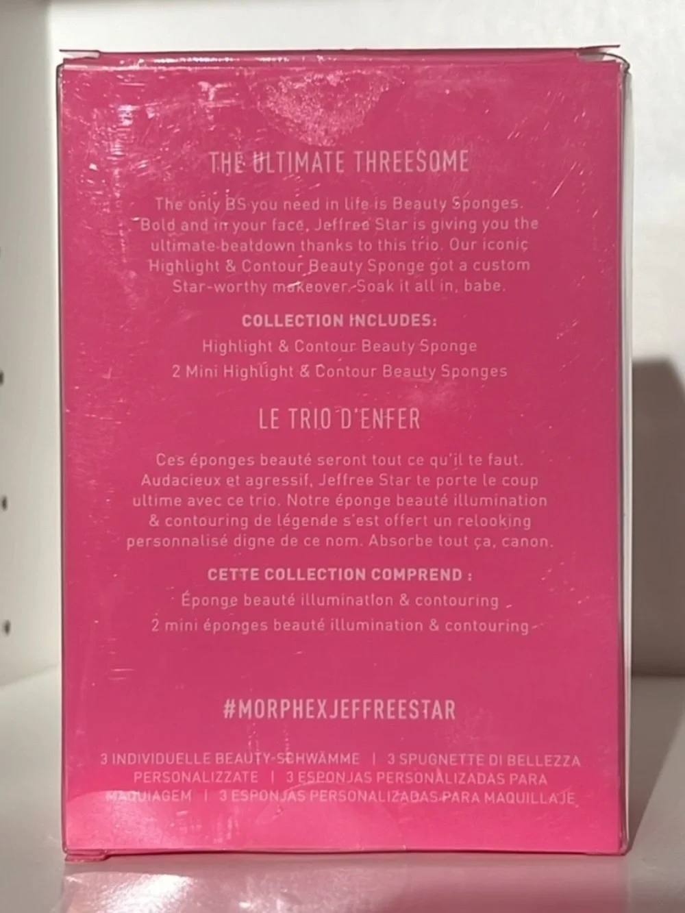 LE Morphe X Jeffree Star Beauty Sponge Trio